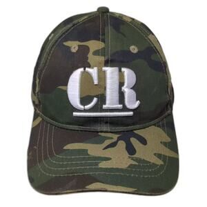 Morpho Costa Rica No Army Since 1948 Camo Baseball Cap Green Hat Slideback OS